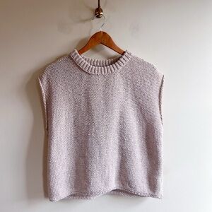Velvet by Graham & Spencer Cream Crew Neck Sweater